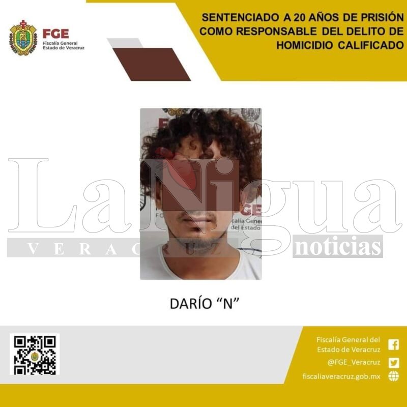 Sentencia de 20 años de prisión a asesino de Las Choapas