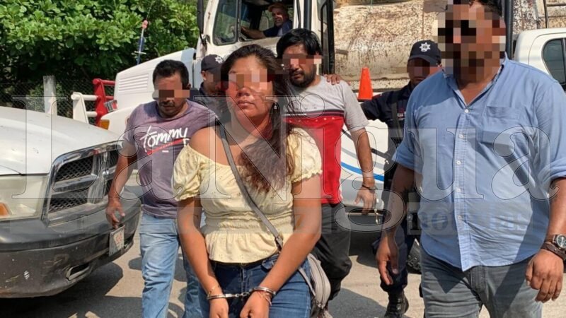 Detienen a una mujer y a dos hombres de Tantoyuca por intentar sustraer a un menor de edad