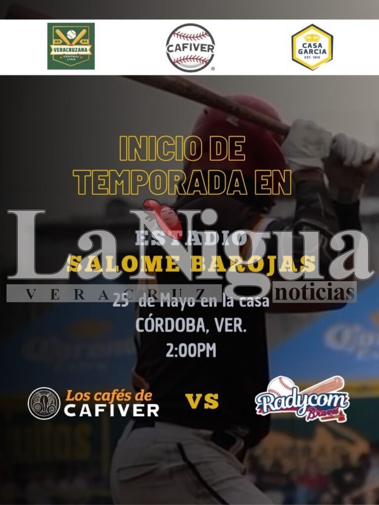 Arranca la Temporada de Béisbol de la Liga Central Veracruzana