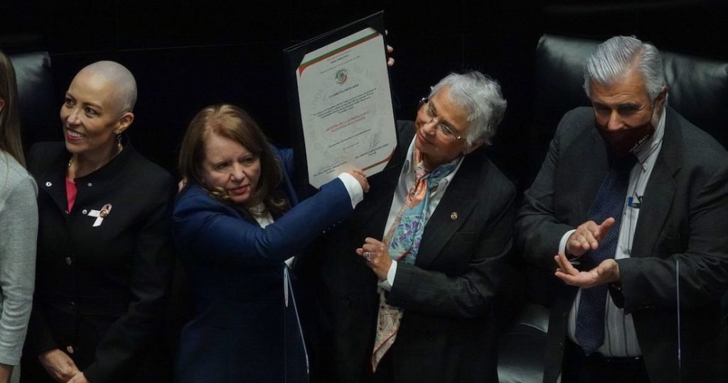 Senado designa por mayoría calificada a Loretta Ortiz como nueva Ministra de la SCJN