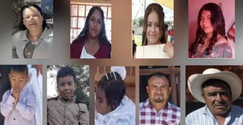 Emiten fichas de búsqueda para nueve personas secuestradas por la Familia Michoacana en Texcaltitlán, entre ellas una bebé y tres menores