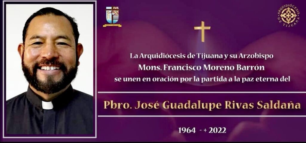 Hallan muerto a sacerdote que dirigía casa de migrantes en Tecate