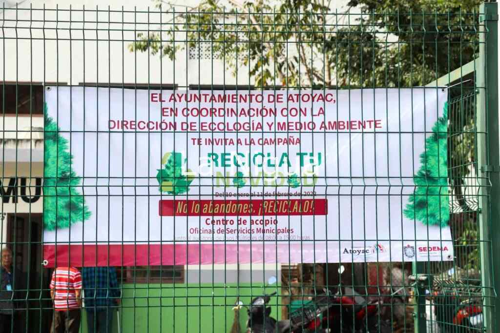 Ayuntamiento de Atoyac arranca programa ‘Recicla tu Navidad’