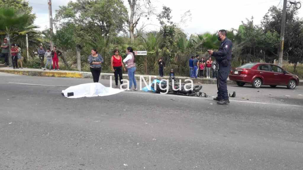 Fatal accidente en Coscomatepec.