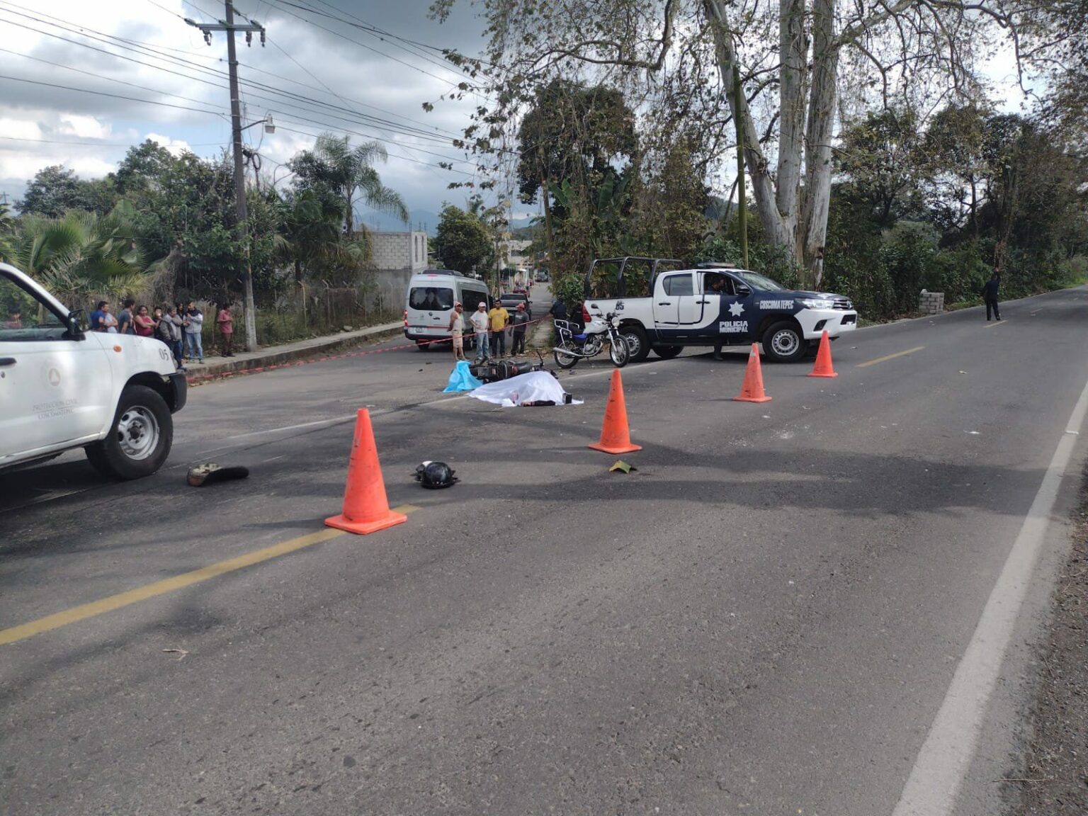 Derrape fatal: 1 muerto, 1 lesionado.