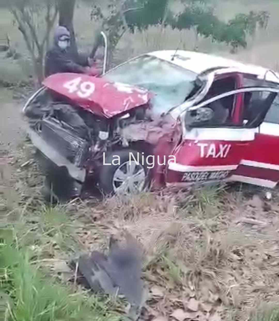 Se estampa Taxi contra Cañero: 1 lesionado. 2 img 20220207 wa00683174384306177221428