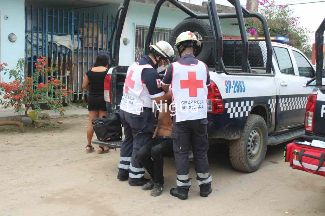 Un herido en riña en la colonia Los Reyes 3 img 20220212 wa00026163193854266113539