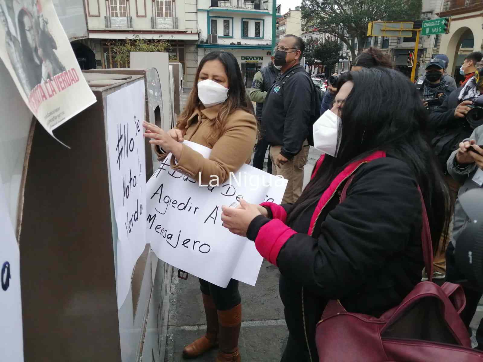 Periodistas se manifiestan en Xalapa 2 img 20220214 wa0063964843411747667516