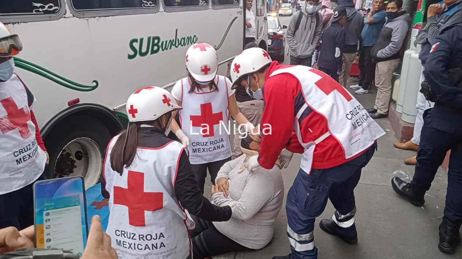 Atropellan a mujer en pleno centro de la ciudad. 1 img 20220214 wa01082752168785249430331