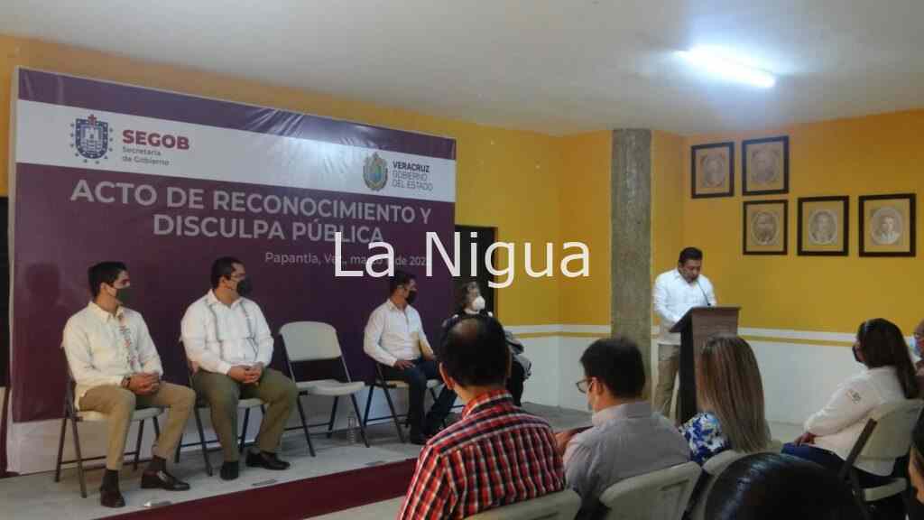 Ofrecen disculpa pública a empleado de Registro Público en Papantla