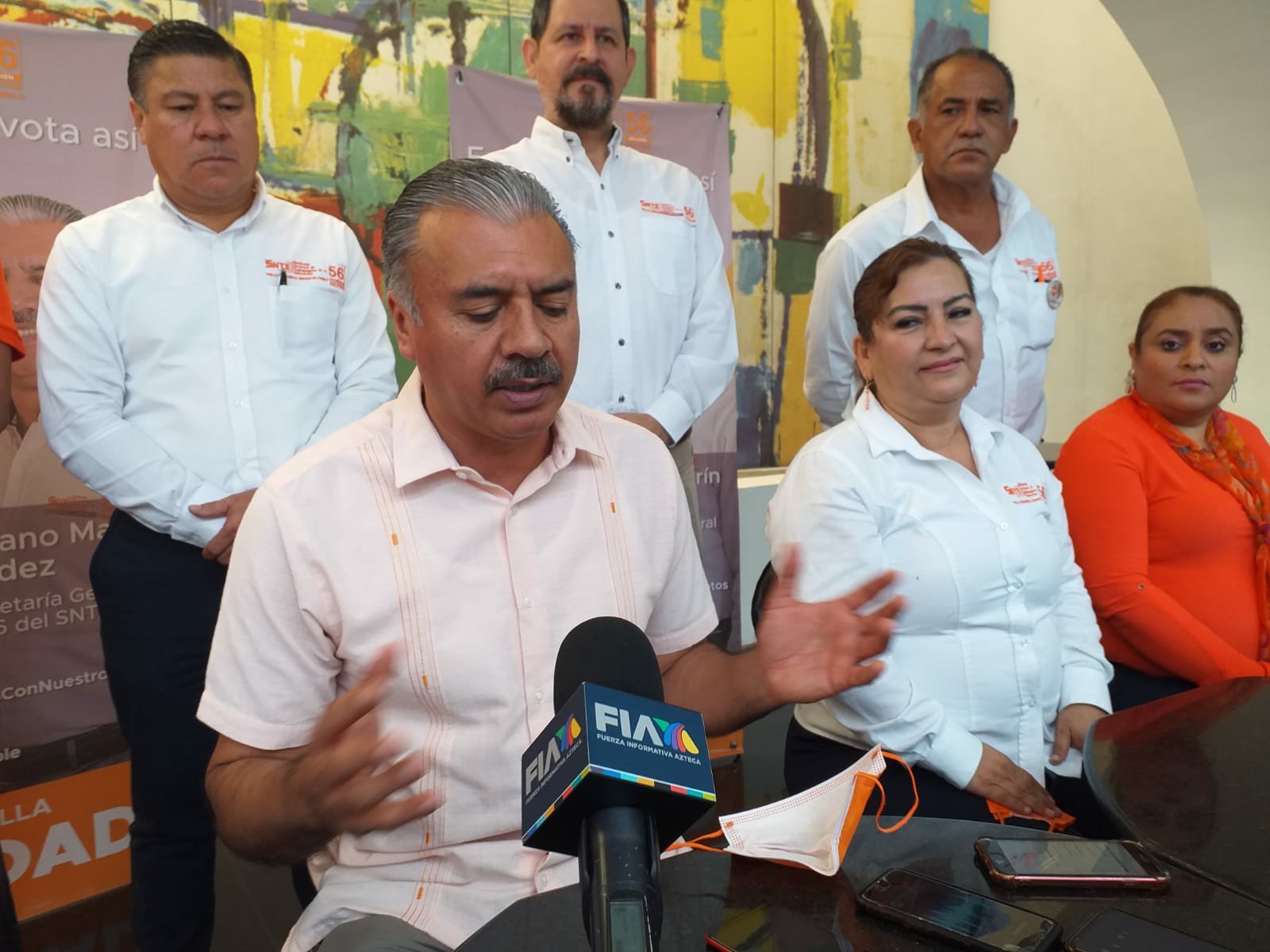 José Reveriano invita a integrantes de la SNTE a vota 1 img 20220331 wa00464010280300017113822