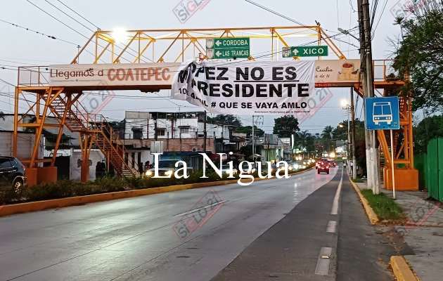 FRENA coloca mantas para pedir a ciudadanos que vote a favor de la revocación de mandato 6 img 20220404 wa00551410832761365123083