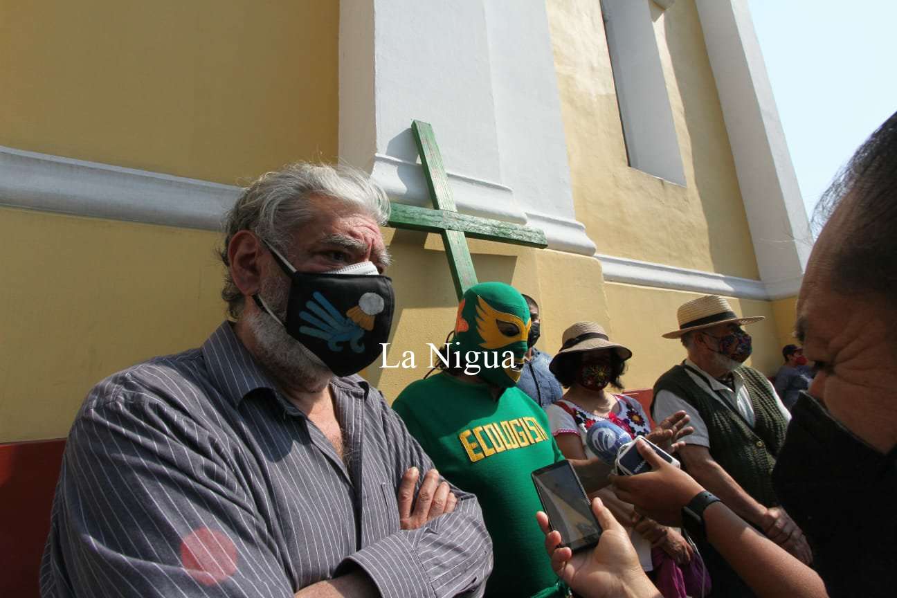 Luchador Universal realiza su viacrucis 37 para pelear por el medio ambiente 1 img 20220411 wa00521297468381621714892