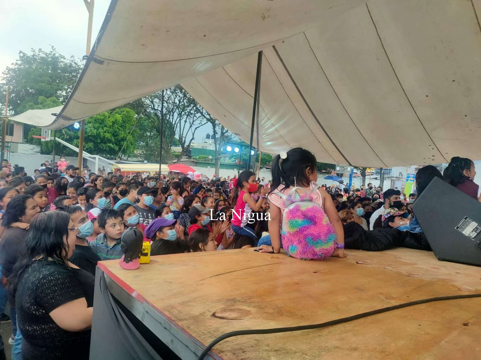 Participativo festejo del día del niño en Río Blanco.