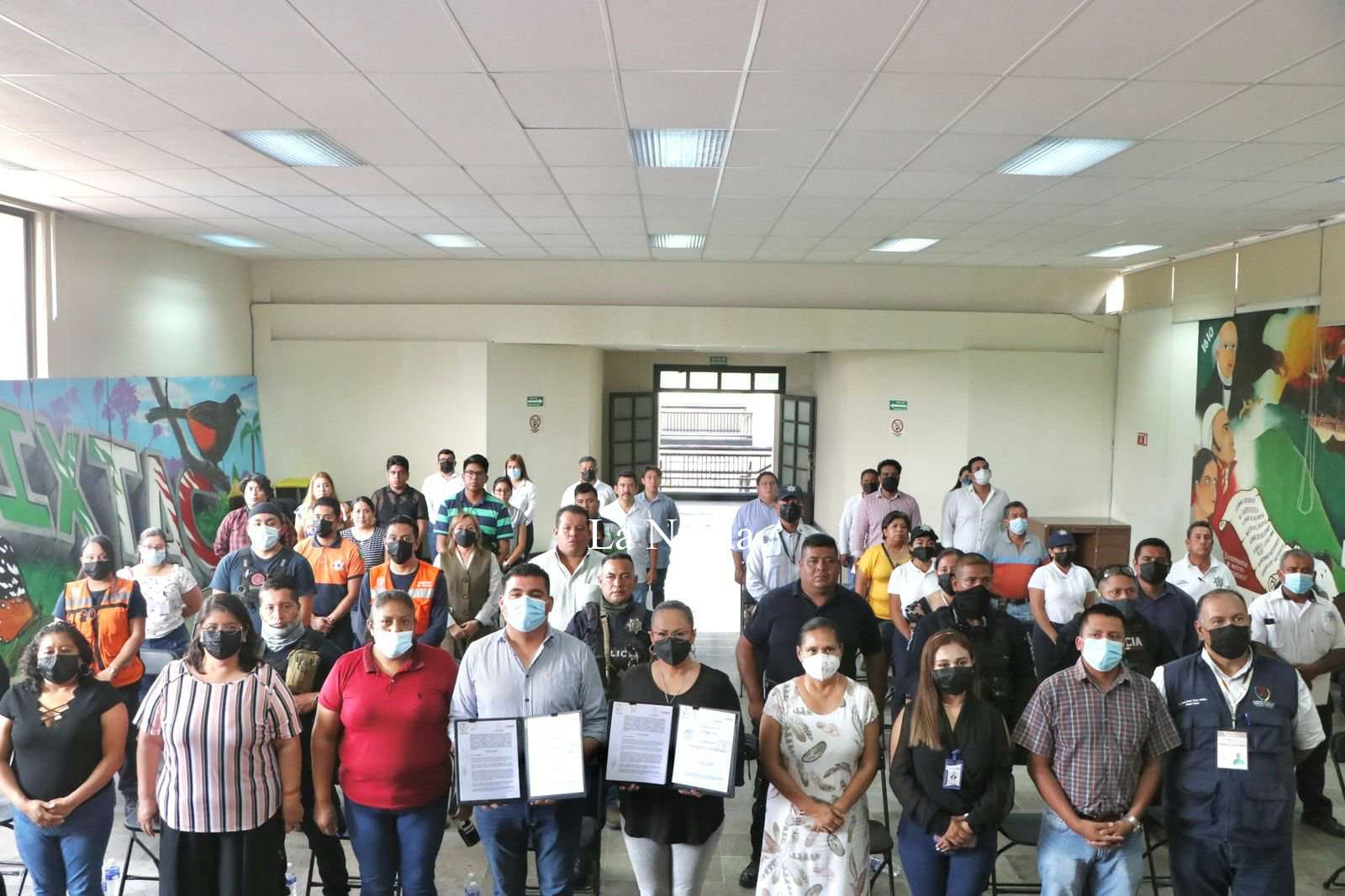 SE LLEVÓ A CABO LA FIRMA DEL CONVENIO DE COLABORACIÓN ENTRE LA COMISIÓN ESTATAL DE DERECHOS HUMANOS DEL ESTADO DE VERACRUZ Y EL AYUNTAMIENTO DE IXTACZOQUITLÁN 5 img 20220505 wa0000498892195995794915