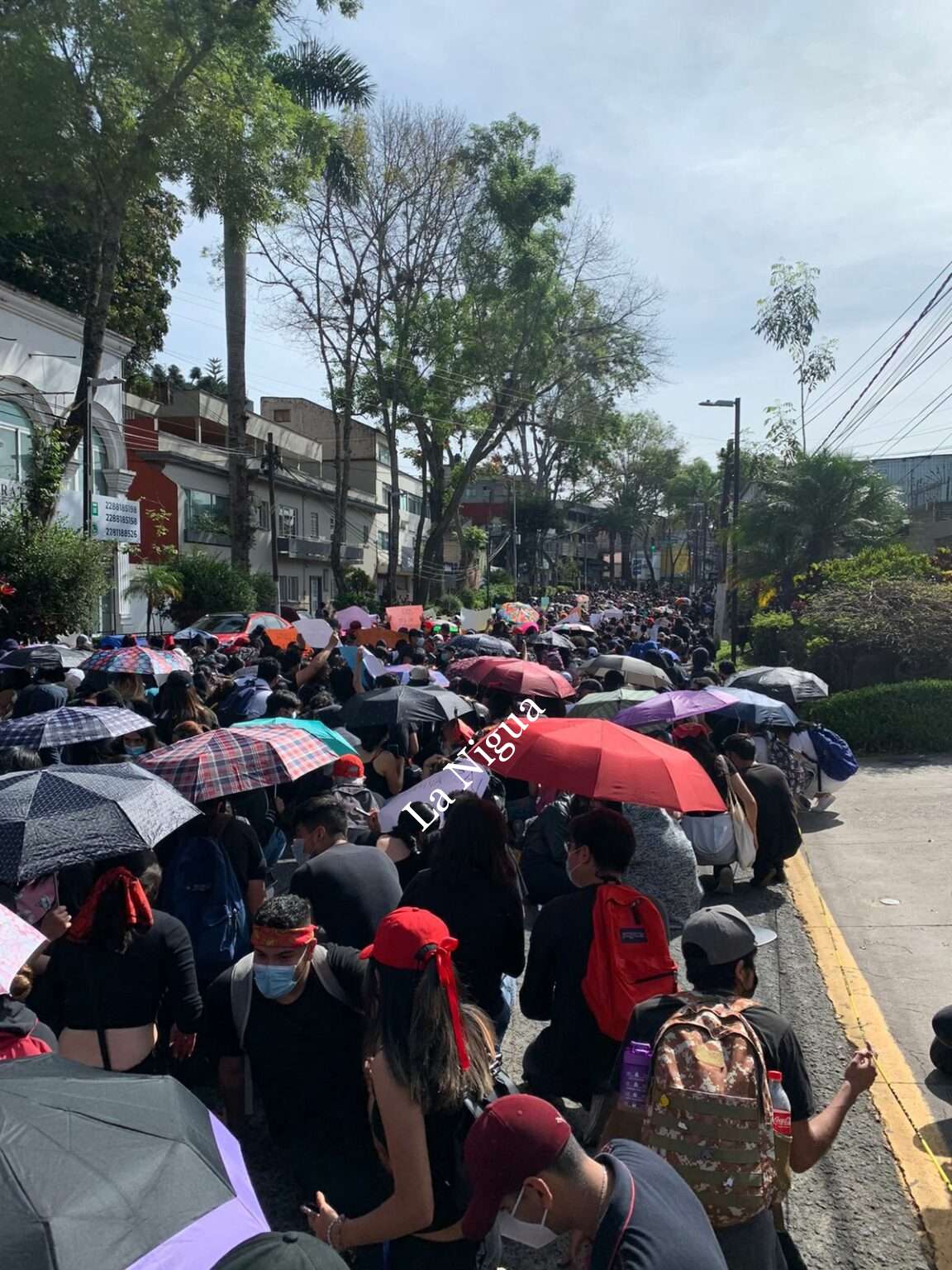 Continúan manifestaciones por parte de alumnos de la UV
