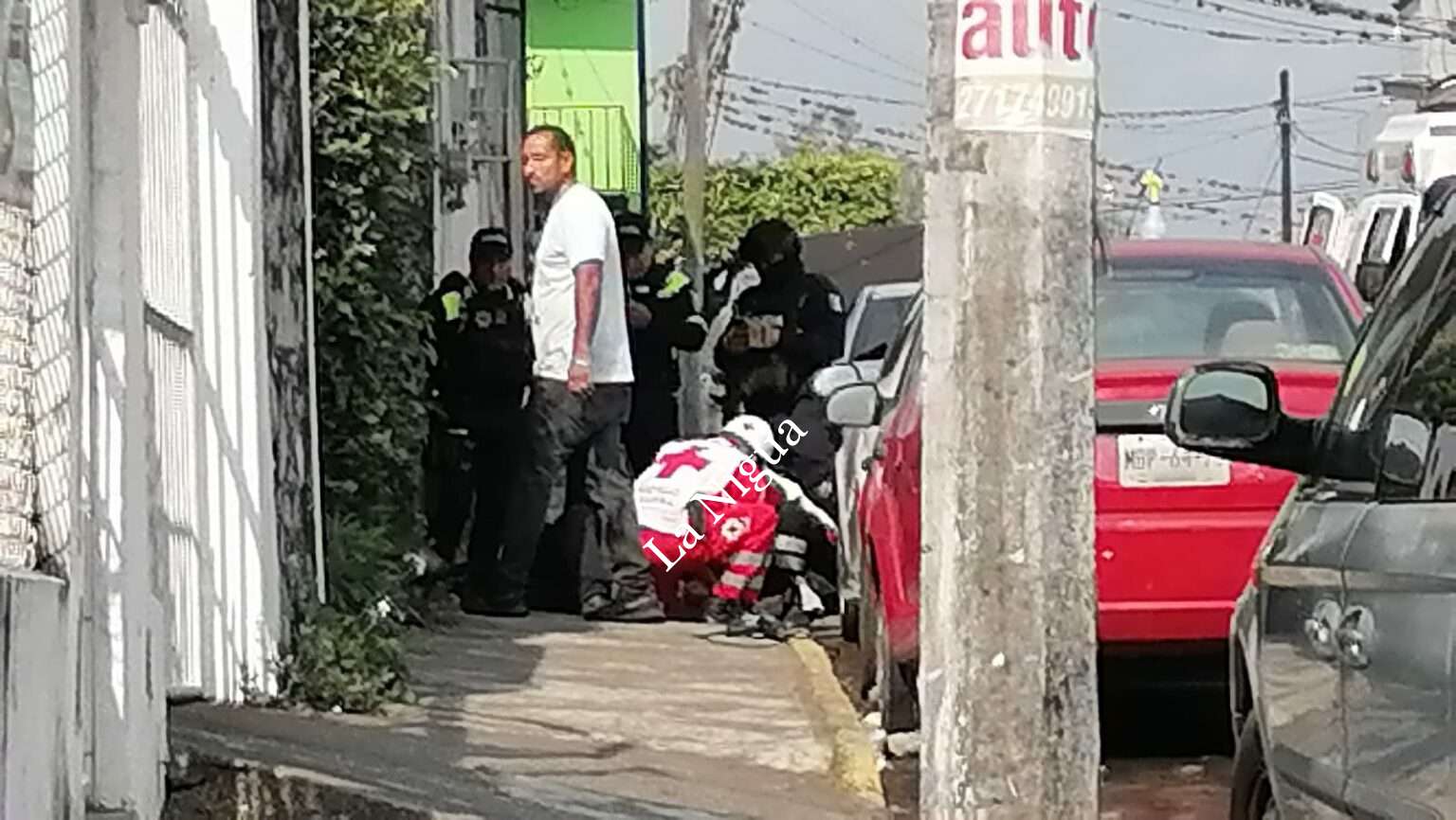 Balean a masculino en taller de hojalatería en Córdoba