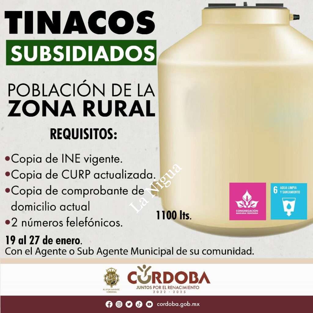 Abre Ayuntamiento y Mariana Trinitaria convocatoria para tinacos con subsidio 1 img 20230119 wa00817782522983031732943