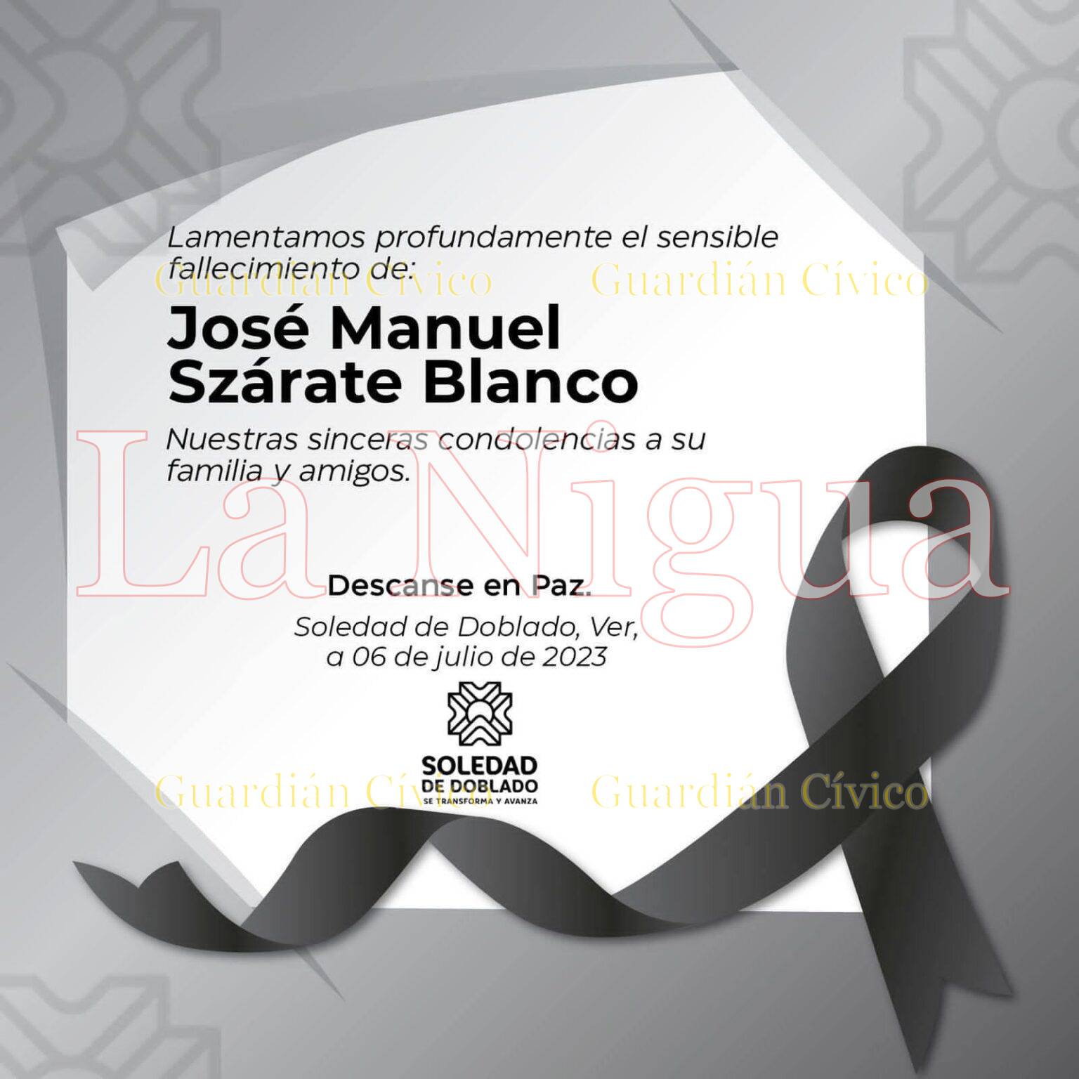 Fallece trabajador del Consejo Distrital de Desarrollo Rural Sustentable