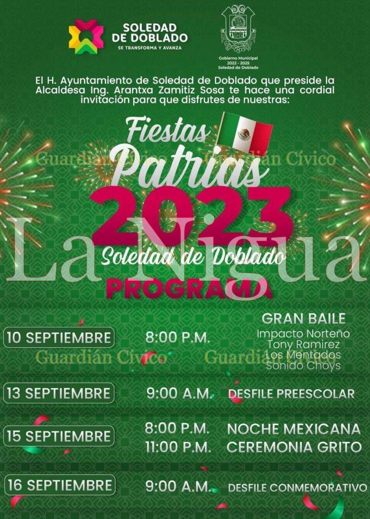 Semana de Fiestas patrias en Soledad de Doblado. 2 img 20230910 wa00048601926195038690951